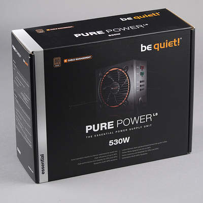 Упаковка блока питания Pure Power l8 530w CM (BQT L8-CM-530W)