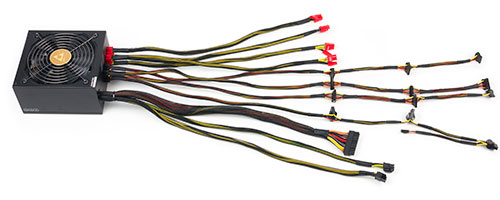 Провода и разъемы блока питания Chieftec APS-750CB