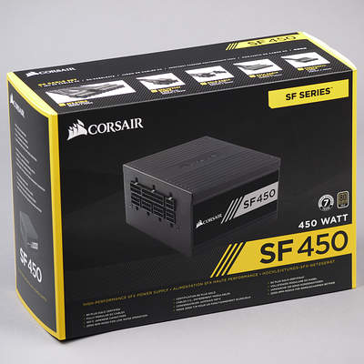 Упаковка блока питания Corsair SF450