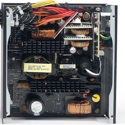 Вид платы блока питания Enermax Triathlor ETA385AWT