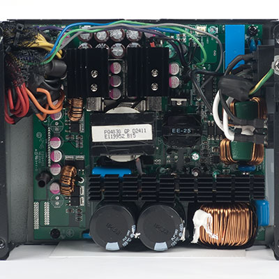 Вид платы блока питания Hiper Type M900