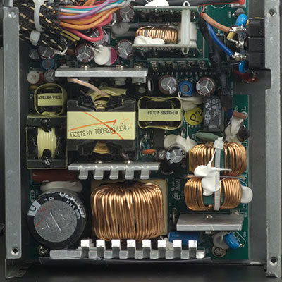 Вид платы блока питания Huntkey FX500SE