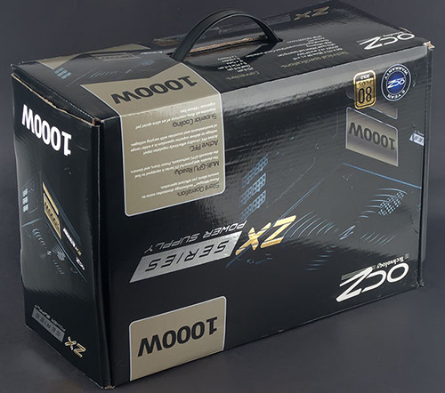 Упаковка блока питания OCZ ZX 1000W
