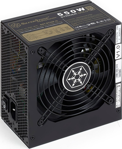 Внешний вид блока питания Silverstone Strider Gold 550W (SST-ST55F-G)