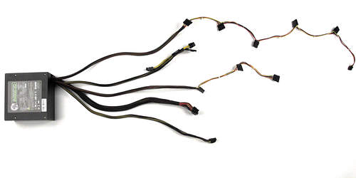 Провода и разъемы блока питания Zalman ZM500-GV