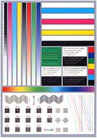 Печать тестовой полосы без полей