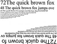 Текстовый образец, качество Высокий