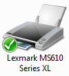 Lexmark MS610de, установка ПО