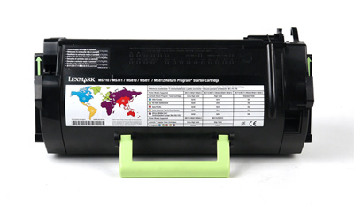 Lexmark MS812de, стартовый картридж