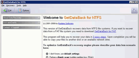 Фрагмент интерфейса GetDataBack
