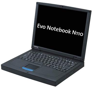 A4 ноутбук Evo Notebook N110 от Compaq