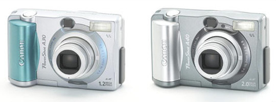 PowerShot A30 и A40: новые камеры начального уровня от Canon