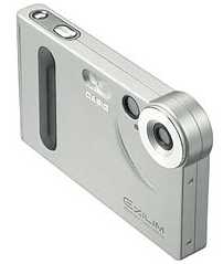 CeBIT 2002: цифровая камера Exilim с функциями проигрывателя МР3