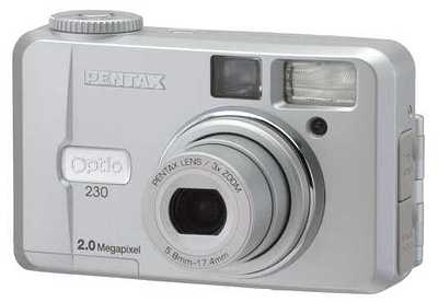 Pentax 230: 2-мегапиксельная камера с некоторыми возможностями стереофотографии