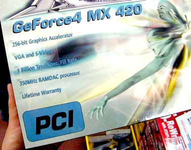 PCI карта GeForce4 MX420 от Visiontek
