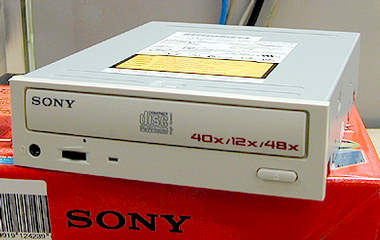 40х скоростной CD-RW привод от Sony