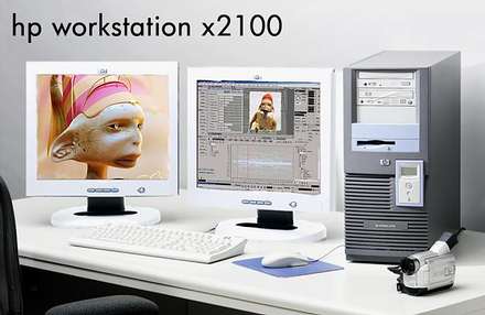Workstation x2100 на 2,4 ГГц Pentium 4 от Hewlett-Packard