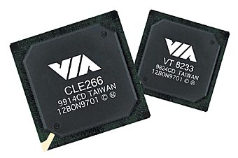 Новый интегрированный чипсет Apollo CLE266 от VIA Technologies