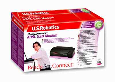 US Robotics выпускает новую серию ADSL модемов SureConnect
