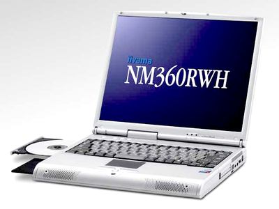 Ноутбук на 1,6 ГГц Mobile Pentium 4-M от IIYAMA