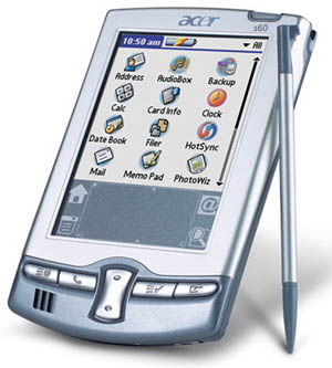 S60 и S50: два новых Palm OS PDA от Acer