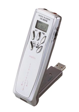 Цифровой диктофон/МР3-проигрыватель Sanyo ICR-B80RM