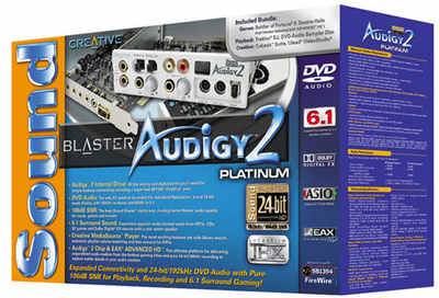 Creative Sound Blaster Audigy 2, официально