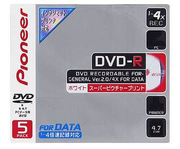 Pioneer DVR-A05-J: новые скорости записи DVD-R/RW носителей