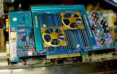GeForce4 Ti4600 карта SP-7200T6-PT/128MB от SPARKLE со SCART адаптером