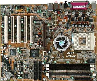 NV7-8X: материнская плата от ABIT на чипсете NVIDIA nForce2