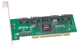 SATA150 TX: семейство Serial ATA контроллеров от Promise Technology