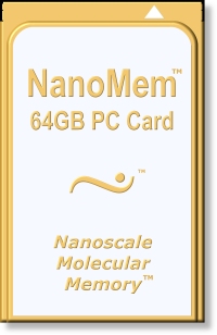 Технология Rolltronics NanoMem: 64 гигабайта – в карточке с интерфейсом PC Memory Card