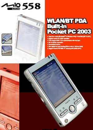 Новый Pocket PC 2003 КПК Mio 558 от Mitac