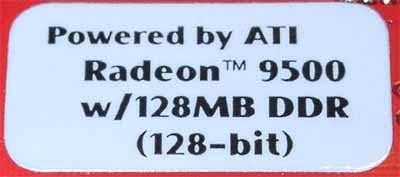 Фото дня: HIS Excalibur RADEON 9500 128MB... 128 бит!