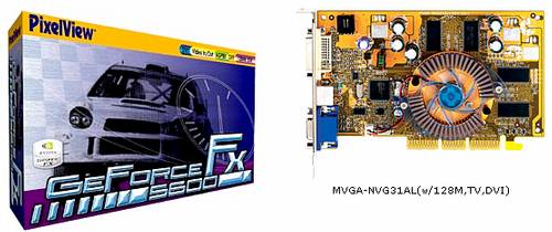 Графические карты PixelView GeForce FX 5600 / 5200 от Prolink