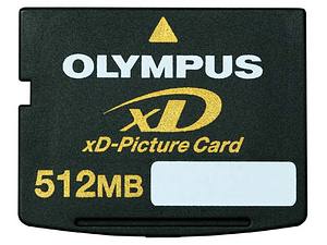 512 Мб флэш-карты xD-Picture Card от Olympus