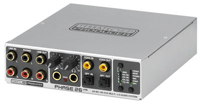 Producer PHASE 28 и PHASE 26 USB: новые цифровые аудио интерфейсы от TerraTec