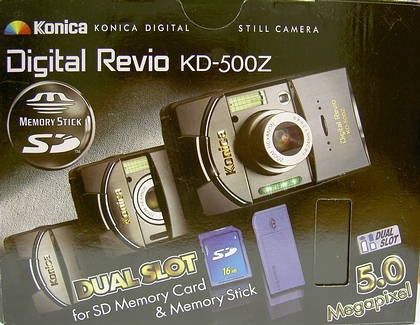 Миниатюрная 5-Мп цифровая камера Konica Digital Revio KD-500Z – уже в России