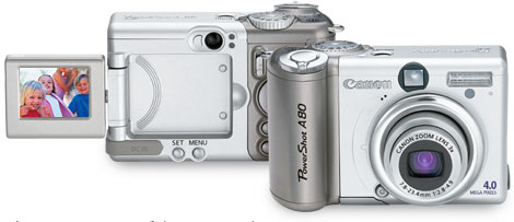 PowerShot A80: компактная 4-Мп новинка от Canon