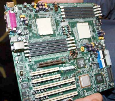 Computex 2003: правда о чипсетах NVIDIA Crush K8/K8S. 2-процессорная плата на nForce3 250