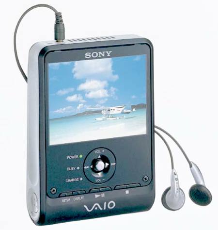 Vaio PCVA-HVP20: карманный 20 Гб видеоплеер от Sony