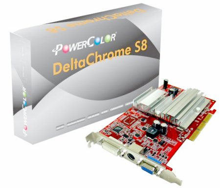 SS8-D3L: видеокарта от C.P. Technology на базе S3 DeltaChrome S8 с пассивным охлаждением