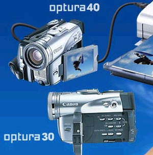 Optura 30 и 40: новые Mini DV камеры Canon