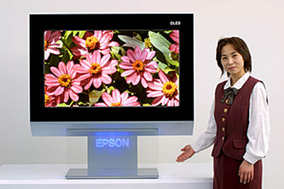 Epson создала OLED-дисплей диагональю 40 дюймов