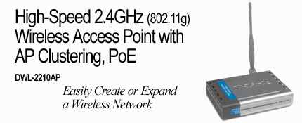 DWL-2210AP: настраиваемый маршрутизатор/узел доступа беспроводных сетей D-Link