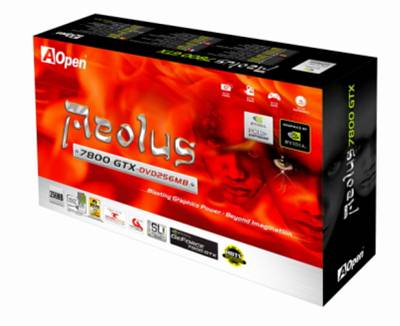 АOpen Aeolus 7800GTX-DVD256: еще один графический адаптер на G70