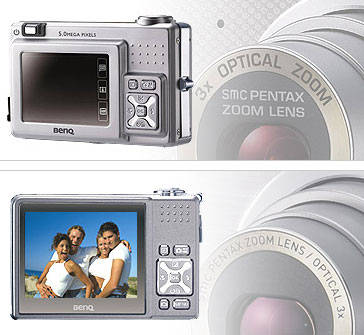 DC E510 и E520: новые компактные камеры BenQ