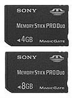 Sony начинает поставки MemoryStick Duo емкостью 4 и 8 Гбайт