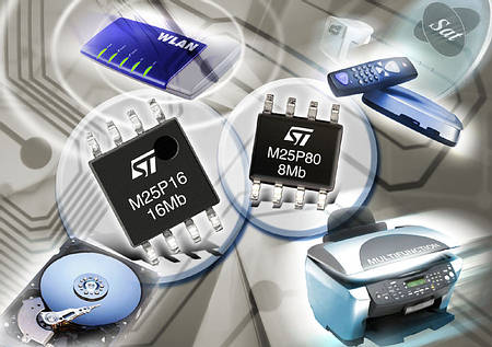 ST M25P80 и M25P16: ультракомпактные чипы SPI-флэш-памяти