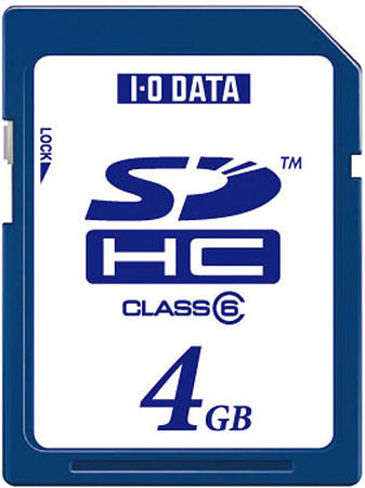 I-O Data представляет свои варианты SDHC-карт: 8 и 4 Гбайт